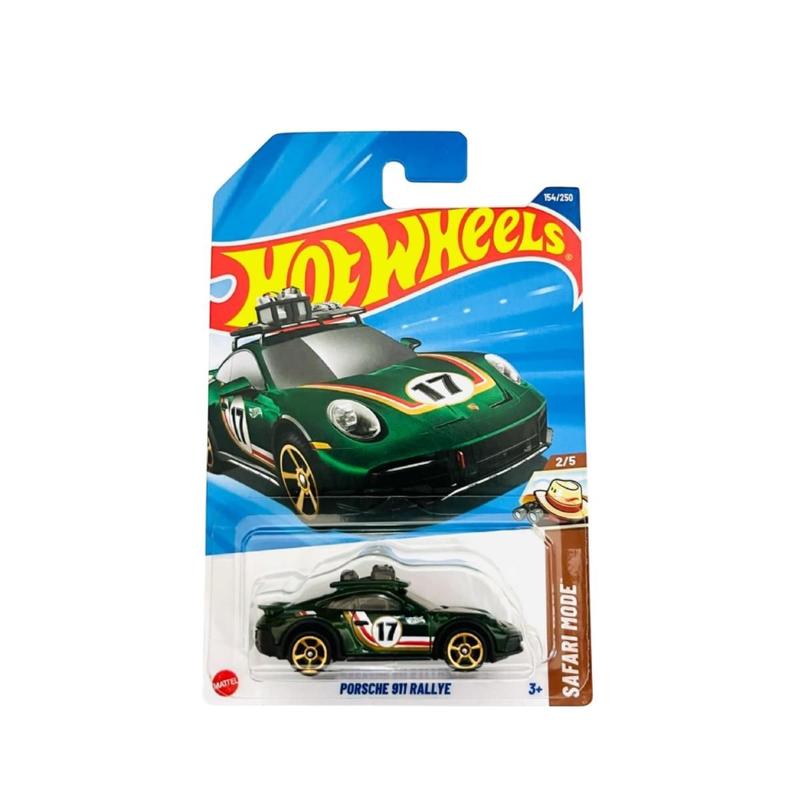Miniatura hot wheels safari mode 2/5 porsche 911 rallye 154/250